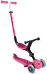Globber Go-Up Active Lights 3 in 1 Dreirad Laufrad und Scooter 120/80 mm 3-R&auml;drig