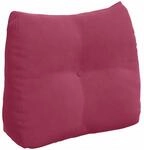 vidaXL R&uuml;ckenkissen Weinrot 60 x 24 x 50 cm Samt 42014405