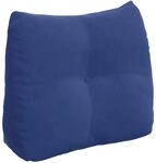 vidaXL R&uuml;ckenkissen Polizeiblau 60 x 24 x 50 cm Samt 42014411