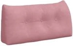 vidaXL R&uuml;ckenkissen Rosa 100 x 24 x 50 cm Samt 42014462