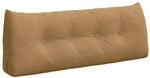 vidaXL R&uuml;ckenkissen Braun 120 x 24 x 50 cm Samt 42014495