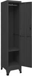 vidaXL Schlie&szlig;fachschrank Anthrazit 38x45x180 cm Stahl Modell 1