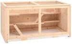 vidaXL Hamsterk&auml;fig 89,5x45x45 cm Massivholz Tanne