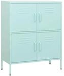 vidaXL Lagerschrank Minzgr&uuml;n 80x35x101,5 cm Stahl Modell 1