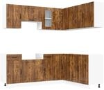 vidaXL 11 Tlg K&uuml;chenschrank-Set Lucca R&auml;uchereiche Holzwerkstoff 3314956