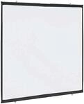 vidaXL Beamer Leinwand Wandh&auml;ngend 72 Zoll 1:1 4101036