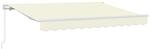 vidaXL Einziehbare Markise Creme 300 x 200 cm Stoff 3329483