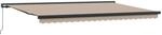 vidaXL Einziehbare Markise Beige 500 x 300 cm Stoff und Metall 3331347