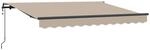 vidaXL Einziehbare Markise Beige 250 x 200 cm Stoff 3329432