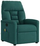 vidaXL Massagesessel Dunkelgr&uuml;n Stoff 4015558
