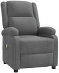 vidaXL Massagesessel Dunkelgrau Stoff Modell 30