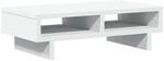 vidaXL Monitorst&auml;nder Wei&szlig; 50x27x15 cm Holzwerkstoff 854742