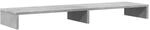 vidaXL Monitorst&auml;nder Betongrau 100x27x10 cm Holzwerkstoff 854655