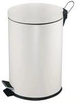 PROREGAL Runder Tretabfallsammler Mit Herausnehmbaren Kunststoff Inneneimer 5 Liter