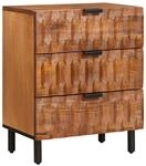 vidaXL Nachttisch Braun 50 x 33 x 60 cm Massivholz Mango 4017909