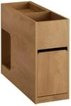 SoBuy Schmaler Beistelltisch Nachttisch Couchtisch mit Schublade FBT158-N
