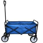 Monstershop Faltbarer Gartenwagen Blau