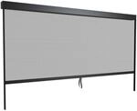 Juskys Seitenwand f&uuml;r Lamellendach Tahiti 4 x 2,4 m Anthrazit