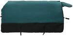 vidaXL Pferdedecke Dunkelgr&uuml;n und Schwarz 165 cm Polyester 42013076