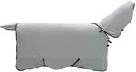 vidaXL Pferdedecke Hellgrau und Rosa Polyester 42013292