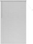 vidaXL Balkenjalousien mit Vorh&auml;ngen Silber 220 x 130 cm Aluminium 42005953