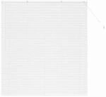 vidaXL Balkenjalousien mit Vorh&auml;ngen Wei&szlig; 175 x 160 cm Aluminium 42006009