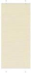 vidaXL Plissee Creme 90x200 cm Stoffbreite 89,4 cm Polyester 4015311
