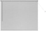 vidaXL Balkenjalousien mit Vorh&auml;ngen Silber 130 x 155 cm Aluminium 42005908