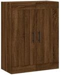 vidaXL Wandschrank Braun Eichen-Optik 69,5x34x90 cm Holzwerkstoff 830411
