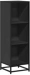 vidaXL B&uuml;cherregal Schwarz 33,5x33x107,5 cm Holzwerkstoff 849154