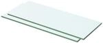 vidaXL Regalb&ouml;den 2 Stk Glas Transparent 50x15 cm 3051558