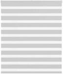 vidaXL Doppelrollo Hellgrau 125x150 cm Stoffbreite 120,9 cm Polyester 4014448