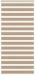 vidaXL Doppelrollo Sandbraun 95x200 cm Stoffbreite 90,9 cm Polyester 4014572