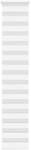 vidaXL Doppelrollo Wei&szlig; 45x230 cm Stoffbreite 40,9 cm Polyester 4014796