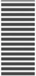 vidaXL Doppelrollo Schwarz 95x230 cm Stoffbreite 90,9 cm Polyester 4014286