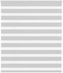 vidaXL Doppelrollo Hellgrau 120x100 cm Stoffbreite 115,9 cm Polyester 4014421