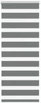 vidaXL Doppelrollo Dunkelgrau 65x150 cm Stoffbreite 60,9 cm Polyester 4014124