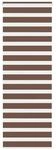 vidaXL Doppelrollo Braun 75x200 cm Stoffbreite 70,9 cm Polyester 4014360