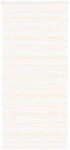 vidaXL Doppelrollo Marmorbeige 95x200 cm Stoffbreite 90,9 cm Polyester 4014676