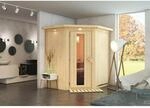 Karibu Sauna Thora LED-Dachkranz Natur