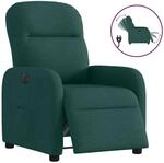 vidaXL Relaxsessel Elektrisch Dunkelgr&uuml;n Stoff 3302958