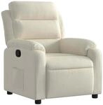 vidaXL Relaxsessel Creme Samt 373509