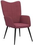 vidaXL Relaxsessel Weinrot Stoff 327949