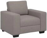 vidaXL Sessel Taupe 100x77x82 cm Stoff 4105152