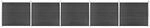 vidaXL Zaunelement Set WPC 872x146 cm Grau 3070458