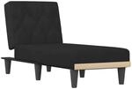 vidaXL Chaiselongue Schwarz Samt Modell 8