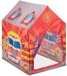 Relaxdays Feuerwehr Kinderzelt Polyester Leicht 103 cm x 71 cm x 94 cm 0,7 kg