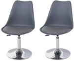 CHEFGASTRO Esszimmerstuhl 2er-Set Oslo 80x48x54cm Sitzh&ouml;he 42cm Kunstleder