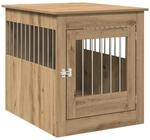 vidaXL Hundek&auml;fig im M&ouml;belstil Artisan-Eiche 64,5x80x71 cm 857646
