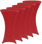 NYVI Stehtischhusse 5er 70-75 x 110-120 cm Rot